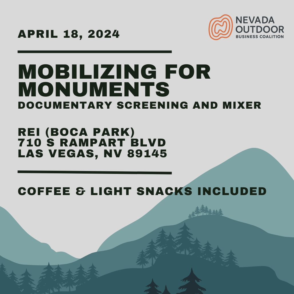 Mobilizing for Monuments event flyer